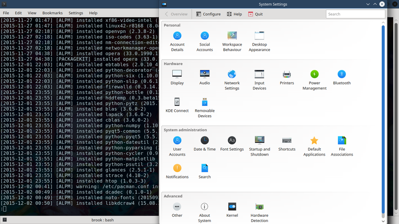 openSUSE Leap 42.1 new GRUB theme