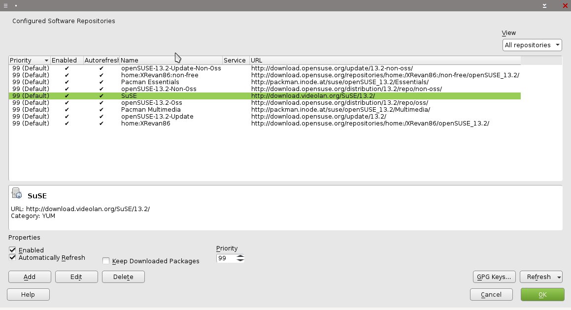 openSUSE software portal