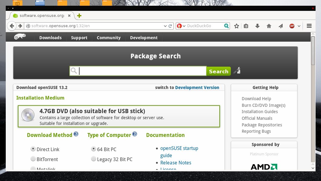 openSUSE software portal